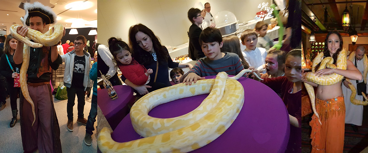 Slangendans voor 1001 Nachten Party